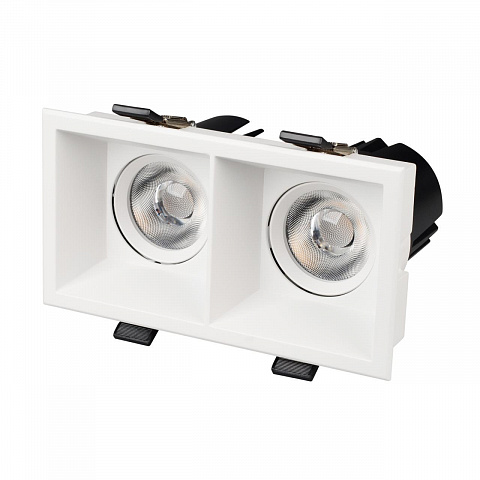 Светильник MS-FLOW-BUILT-S157x85-2x12W Warm3000 (WH, 38 deg, 230V) Arlight 053778