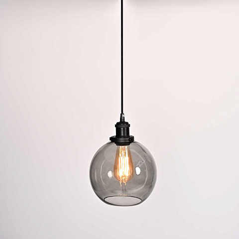 Подвесной светильник Imperium Loft Loft Clear Glass Sphere Cloche Дымчатый 377316-22