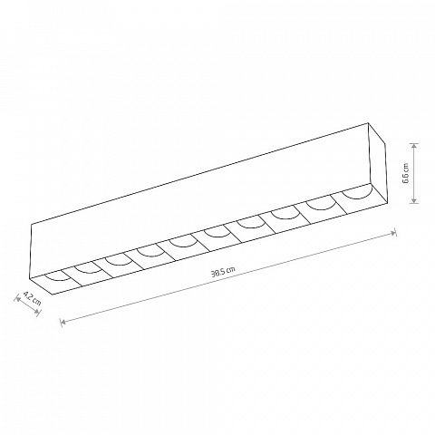 Накладной светильник Nowodvorski Midi Led White 10050