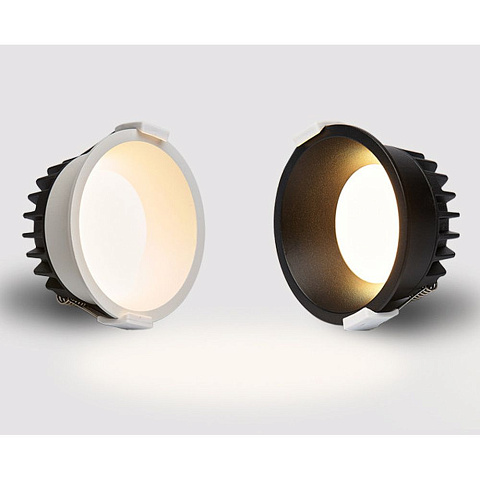 Встраиваемый светильник Italline IT08-8013 black 4000K 2 шт + IT08-8015 black