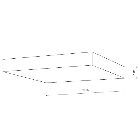Потолочный cветильник Nowodvorski Lid Square Led White 10423