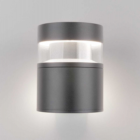 Уличный настенный светодиодный светильник Elektrostandard 1530 Techno Led серый a052247