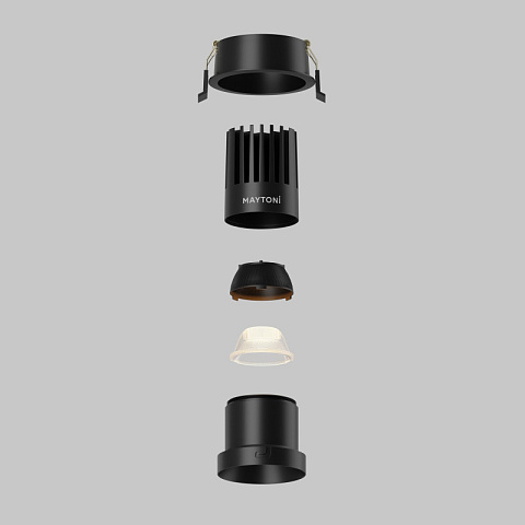 Встраиваемый светильник Maytoni DL118-15W-2.7K-B