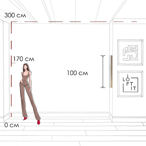 Бра LOFT IT 10408W/1000