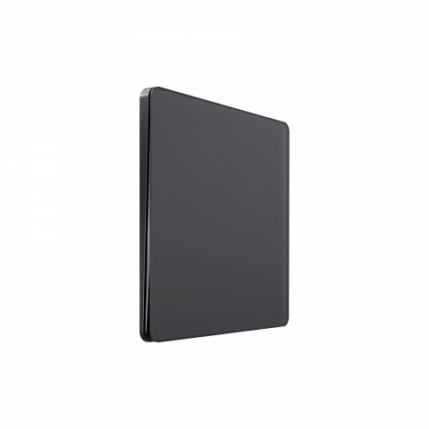 Systeme Electric Systeme Infinity Вулканический пепел Выключатель с самовозвратом 1-клавишный, 10А