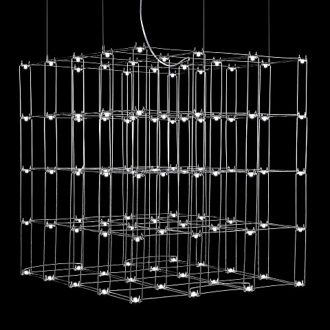 Подвесная люстра Imperium Loft Quasar Cosmos Square Led Pendant Light 80/80/80 252288-22