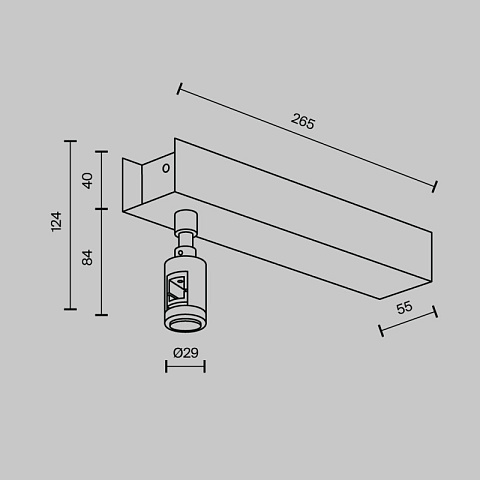 Крепеж Maytoni TRA156C-BB1-BS