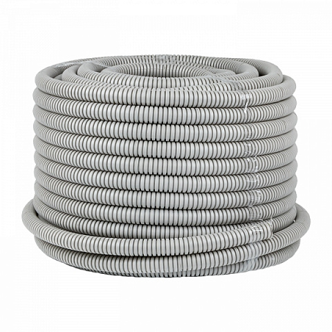 EKF PROxima Труба гофр. ПВХ Plast с зондом d20мм (50м.)