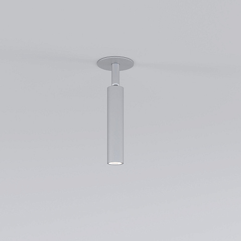 Встраиваемый светильник Elektrostandard Diffe серебряный 5W 4200K (25027/LED)