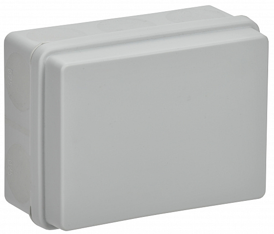 IEK Коробка расп. КМ42441 о/п 150х110х70мм IP67 10вв. серая
