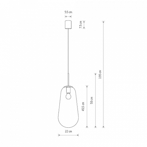 Подвесной светильник Nowodvorski Pear L 7797