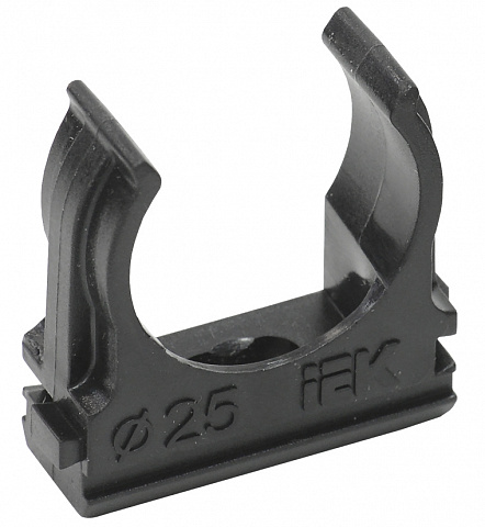 IEK ELASTA Держатель с защёлкой CF25 черный (10 шт/комп)