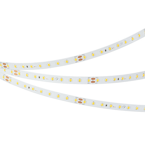 Светодиодная лента Arlight 4,8W/m 90LED/m 2835SMD теплый белый 5M RT-A90-10mm 24V Warm3000 038778