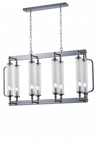 Подвесная люстра Crystal Lux TOMAS SP8 L1000 CHROME