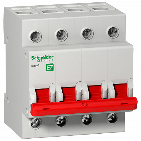 Schneider Electric EASY 9 Выключатель нагрузки 4P 125А