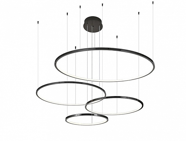 Каскадная люстра Newport 15104/S black glossy