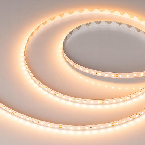 Светодиодная лента UL-A112-8mm 24V Warm2400 (7 W/m, IP20, 5m) Arlight 052765