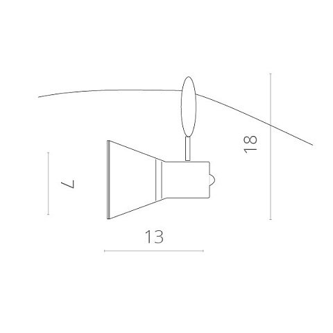 Светильник на шине ARTE Lamp A3057PL-1SI