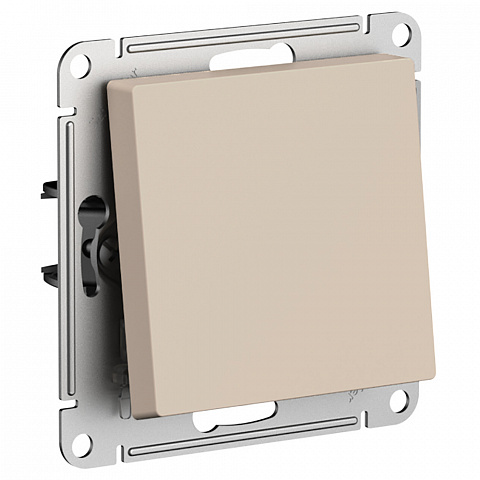 Systeme Electric AtlasDesign Песочный Выключатель 1-клавишный 2-полюсный, 10А, механизм