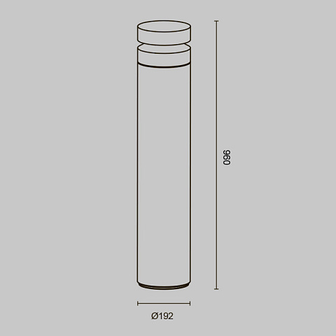 Садово-парковый светильник Maytoni O469FL-L20CM3K1