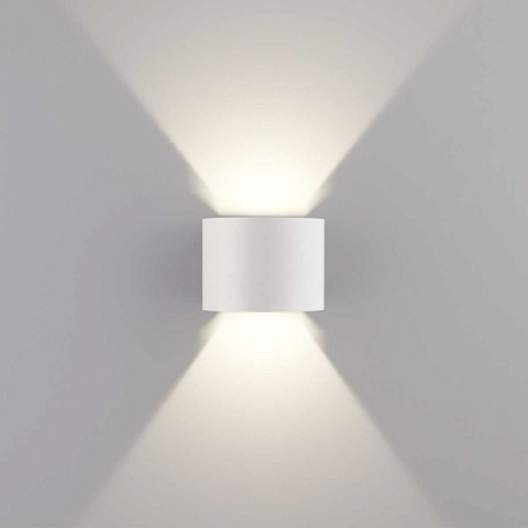 Уличный настенный светодиодный светильник Elektrostandard 1518 Techno LED Blade белый a038830
