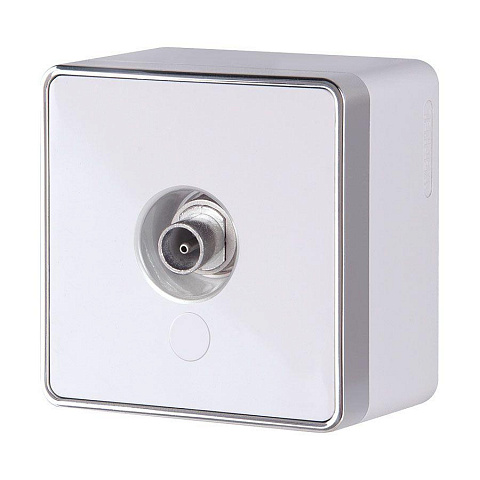 ТВ-розетка оконечная Werkel Gallant белая W5083001 4690389164712