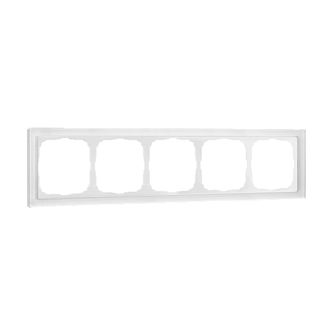 Systeme Electric ArtGallery Pure Органическое стекло Белый Рамка 5-ая