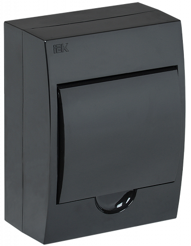 IEK KREPTA 3 Корпус пластиковый ЩРН-П-6 IP41 черный откр.монтаж