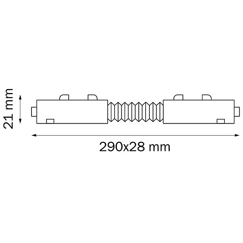 Соединитель для шинопровода Lightstar 505156