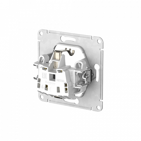 Systeme Electric AtlasDesign Карбон Розетка с заземлением, 16А, мех., быстрозажим. клем.