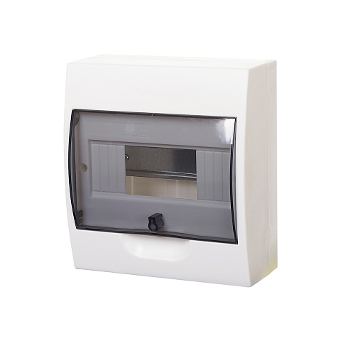 Systeme Electric EASY 9 Корпус навесной с прозрачной дверью 1ряд/8мод, IP40, IK07, 63А, 2 клеммы