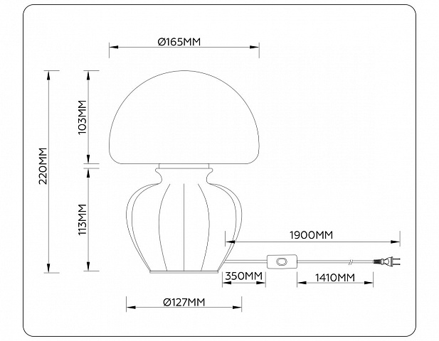 Настольная лампа Ambrella Light LH53247