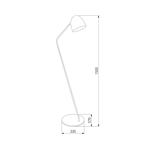 Торшер TK Lighting 5194 Soho White