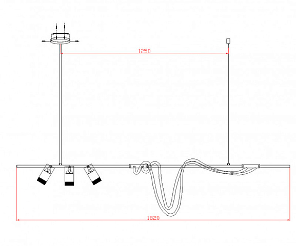Люстра на штанге Kink Light 08039-180A,19