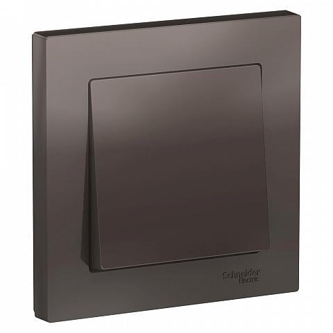 Systeme Electric AtlasDesign Мокко Выключатель 1-клавишный сх.1, 10АХ, в сборе