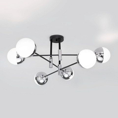 Потолочная люстра Eurosvet Nuvola 70129/6 хром Smart