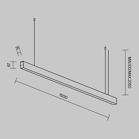 Линейный светильник Maytoni Technical LL312046