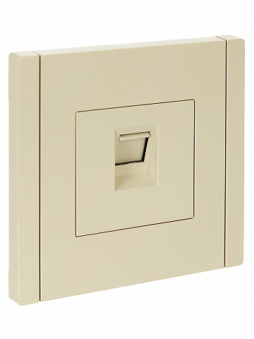 IEK FORTE&PIANO Ваниль Розетка комп. RJ45 кат.5E FP432