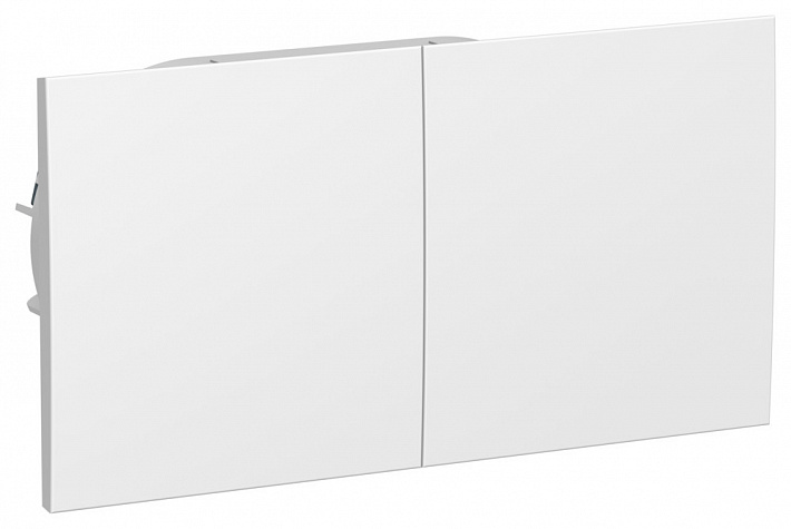 Systeme Electric AtlasDesign Лотос Розетка двойная с/з со штор. со сдвиж. крышк, 16А, в сборе