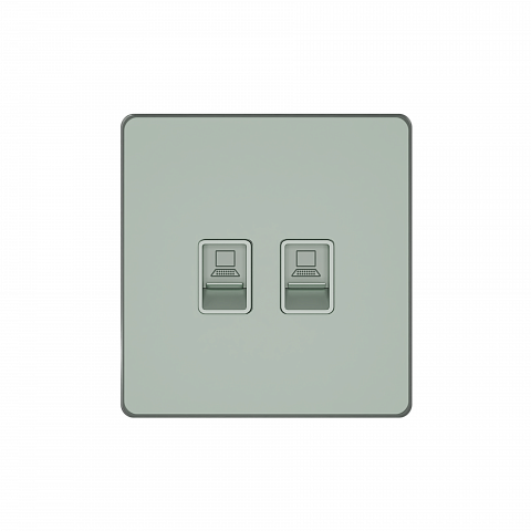 Systeme Electric Systeme Infinity Таежное утро Розетка информационная RJ-45 кат.5e 2-я