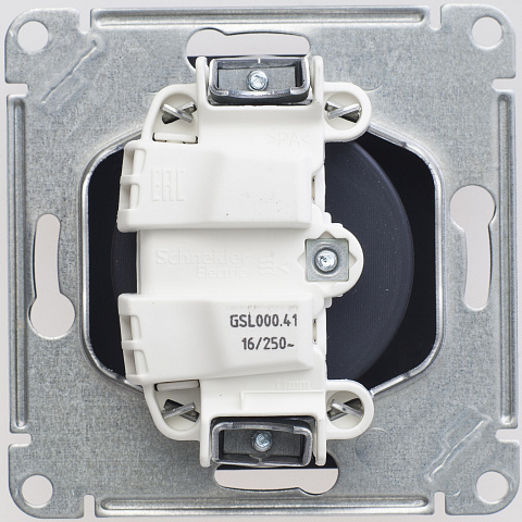 Systeme Electric Glossa Шоколад Розетка б/з, 16А