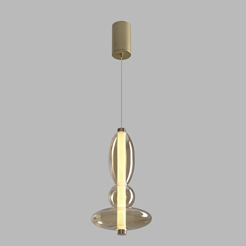 Подвесной светильник Crystal Lux QUASAR SP10W LED AMBER