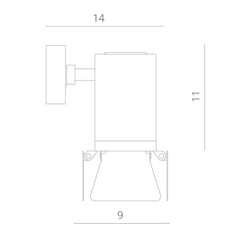 Спот ARTE Lamp A6709AP-1BK