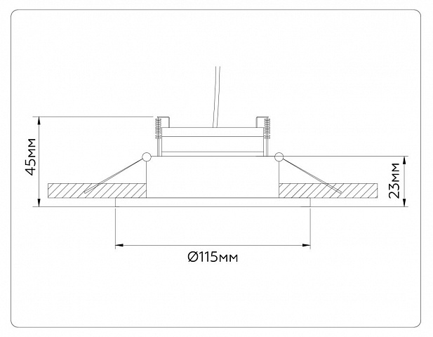 Встраиваемый светильник Ambrella Light TN51913