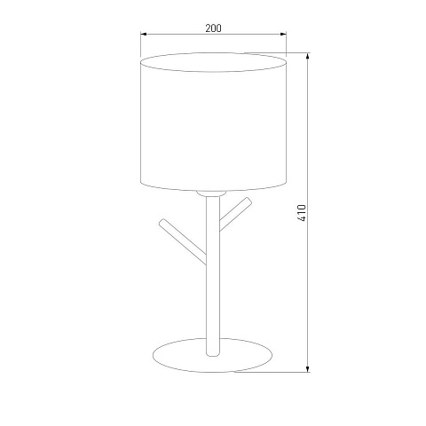 Настольная лампа TK Lighting 5571 Albero White