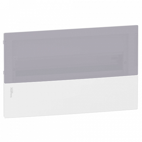 Schneider Electric RESI9 MP (Mini Pragma) Бокс встраеваемый с прозрачной дверью 1 ряд/18 модулей, IP40, IK07, 63А, 2 клеммы, Италия