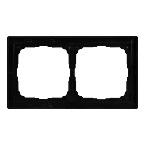 Systeme Electric ArtGallery Pure Металл Оникс Рамка 2-ая