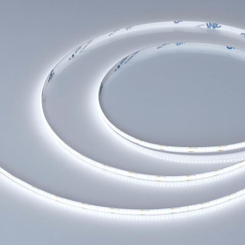Светодиодная лента Arlight 7,2W/m 400LED/m CSPSMD холодный белый 5М COB-X400-5mm 24V 041695