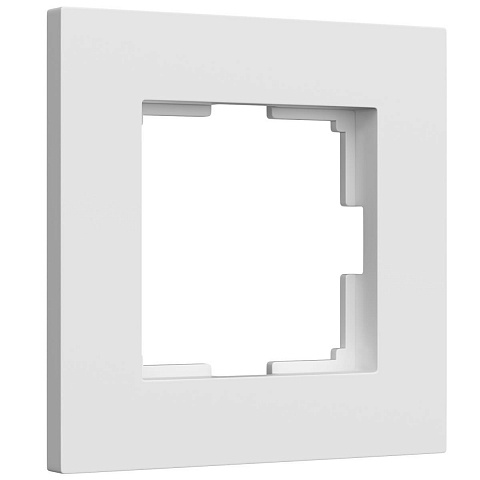 Рамка Werkel Slab на 1 пост белый софт W0012961 4690389193330