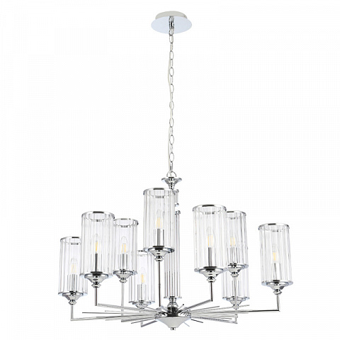 Подвесная люстра Crystal Lux GLORIA SP9 CHROME